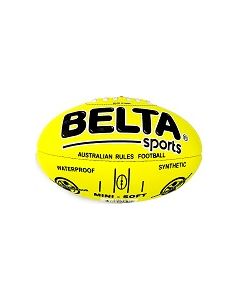 Footy Size 0 Fluro Yellow Synthetic Textured Rubber C10