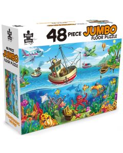 48 Piece Jumbo Floor Puzzle Fisherman's Wharf