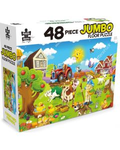 48 Piece Jumbo Floor Puzzle Farmyard Friends