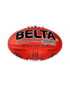 Aussie Rules Football Synthetic Mini Red (Min Order Qty 2)