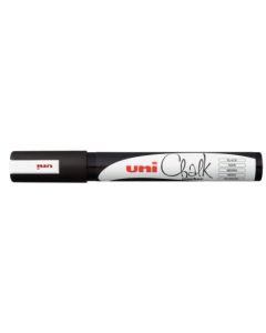 Uni Chalk Medium Black (Min Order Qty 1)