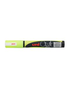 Uni Chalk Medium Fluro Yellow (Min Order Qty 1)