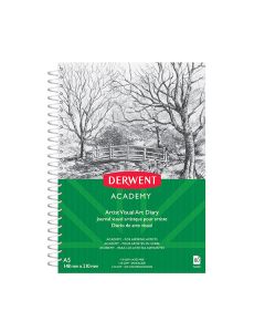 Derwent Academy Visual Art Diary A5 PORTRAIT 80pg (Order in Multiples of 2)