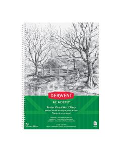 Derwent Academy Board Visual Art Diary A3 PORTRAIT 80 Page (Order in Multiples of 5) ***Special Order Item***
