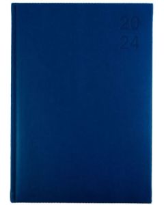Collins 2024 Calendar Year Diary - Silhouette A4 Day to Page Navy (Order in Multiples of 1) 