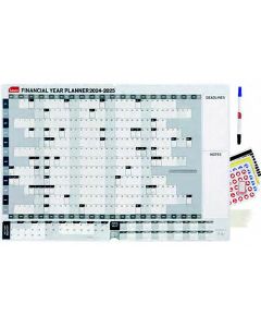 Sasco Financial Year 2024-2025 Wall Planner (Order in Multiples of 10 Only) ***Available March 2024*** Special Order Item