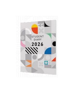 Collins 2026 A5 Week to View, Perfect Bound Student Diary Geo Triangle *Pre-Order Aug/Sept Delivery*