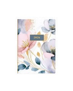 Upward 2026 Diary A5 Day to Page Section Sewn Fashion FSC Water Colour  *Pre-Order Aug/Sept Delivery*