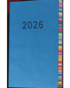 Collins 2026 Edge Rainbow A5 Day to Page BLUE (SPECIAL ORDER - MOQ 5) *Pre-Order Aug/Sept Delivery*