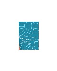 Collins 2026 Colplan Planner B6/7 Month to View 2 Years Fashion TEAL (SPECIAL ORDER - MOQ 5) *Pre-Order Aug/Sept Delivery*