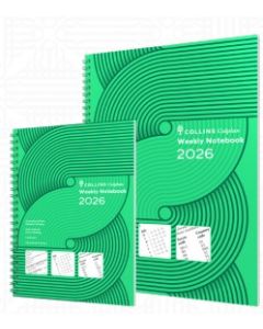 Collins 2026 Colplan A4 Week to Page (Left) with Notes (Right) GREEN (SPECIAL ORDER - MOQ 5) *Pre-Order Aug/Sept Delivery*