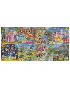 Wooden Puzzles Assorted Pack of 8