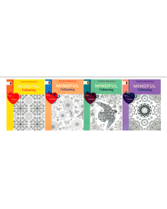Mindful Colouring Pack of 4 Assorted