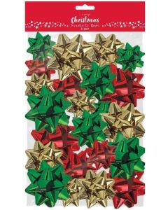 Christmas Gift Bow Assorted Pack of 20 (Pre-Order for October Delivery)