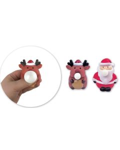 Christmas Bubble Squish Toys CDU of 12 (Pre-Order for October Delivery)