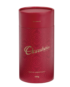 Chocolatier Festive Assortment Canister 130g (Pre-Order for October Delivery)