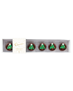 Chocolatier Christmas caramels 6 pack 80g Display of 12 (Pre-Order for October Delivery)