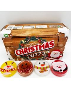 Christmas 6.5cm Putty CDU of 12 (Pre-Order for October Delivery)