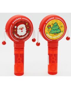 Christmas 18cm Drum Bubble Blower CDU of 12 (Pre-Order for October Delivery)