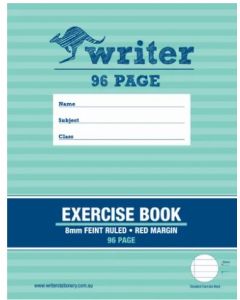 Writer 98 Page 8mm Ruled Exercise Book 225x175mm