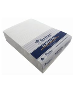 Writer A4 100 Leaf Ruled Office Pad White Pack of 10