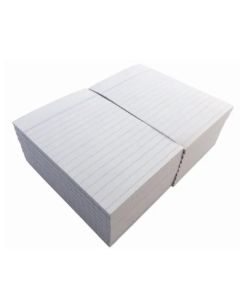 Writer 6x4 100 Leaf Ruled Office Pad White Pack of 20