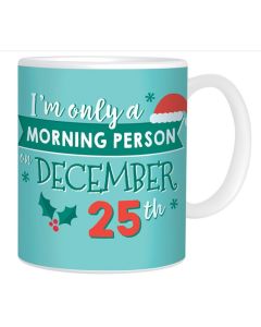Christmas Mug Morning Person