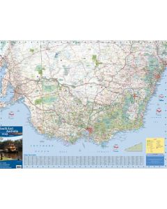 ****SPECIAL ORDER**** Meridian: Flat South East Australia Touring Map (Min Order Qty: 2) 