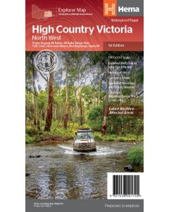 The Victorian High Country - North Western Map (Min Order Qty 1)