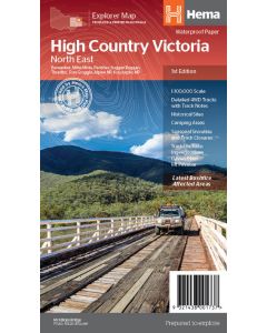 The Victorian High Country - North Eastern Map (Min Order Qty 1)