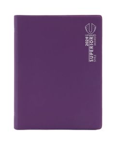 Upward 2026 A7 Week to View Standard Diary PURPLE *Pre-Order Aug/Sept Delivery*