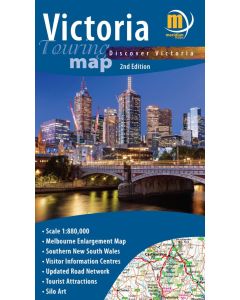 Meridian Victoria Touring Map Folded (Min Order Qty 2)