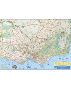 ****SPECIAL ORDER**** Meridian: Flat Victoria and Southern NSW Wall Map (Min Ord Qty: 1) 