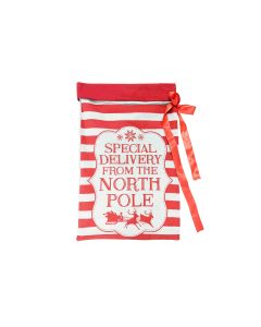 Christmas Range Sack with Ribbon 77x50cm 