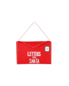 Christmas Range - Letters to Santa Felt Decoration 28x18x29cm 