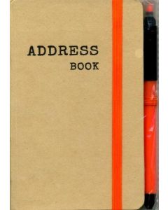 A6 Address Book Kraft (Min Qty Buy 6)